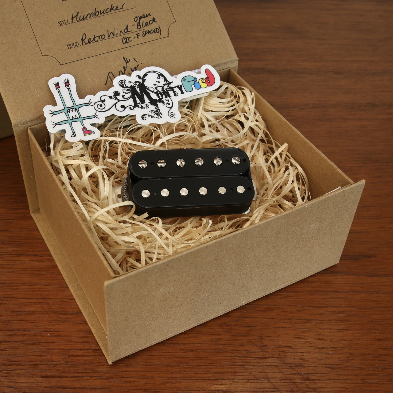 Monty's Guitars Monty's Retrowind Humbucker Open Black Set