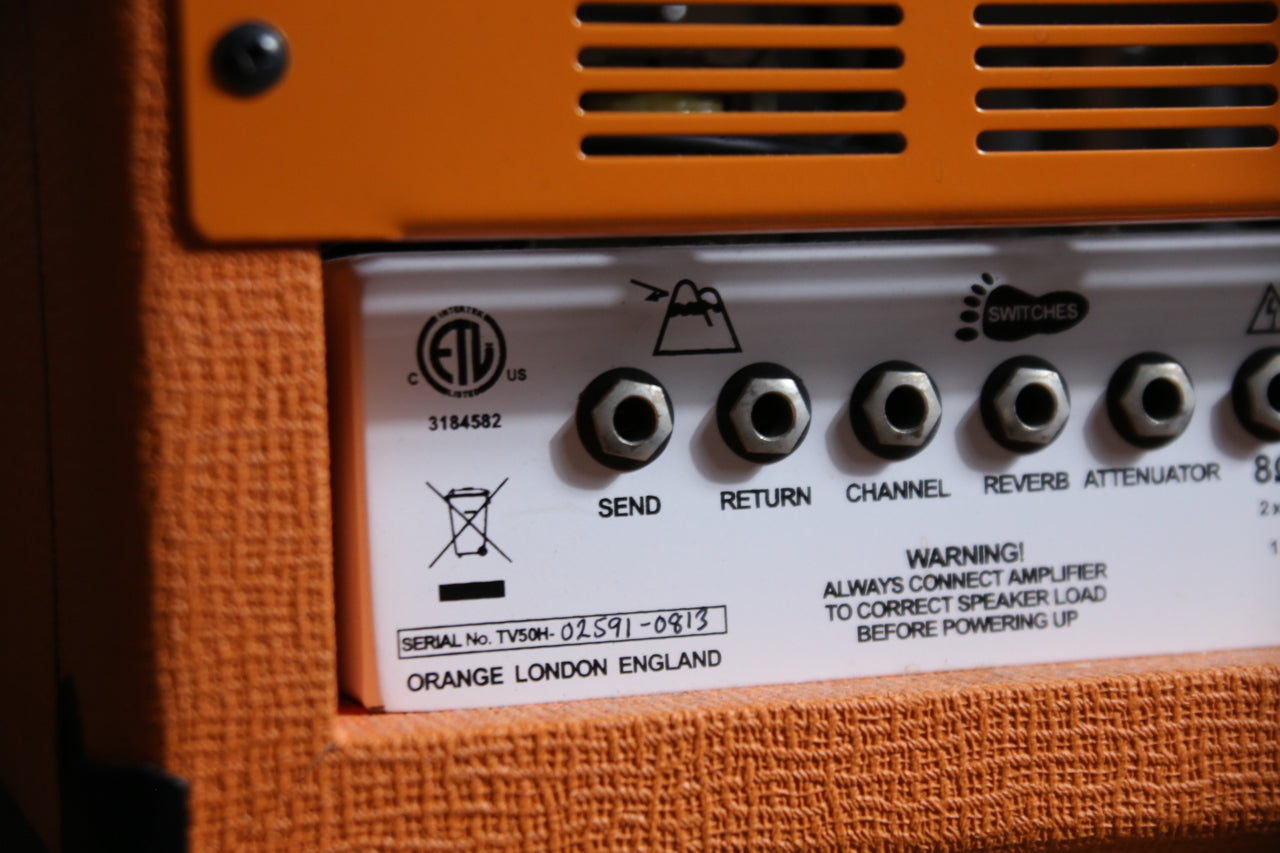 ORANGE TH50H Thunderverb 50 Guitar Amp Head