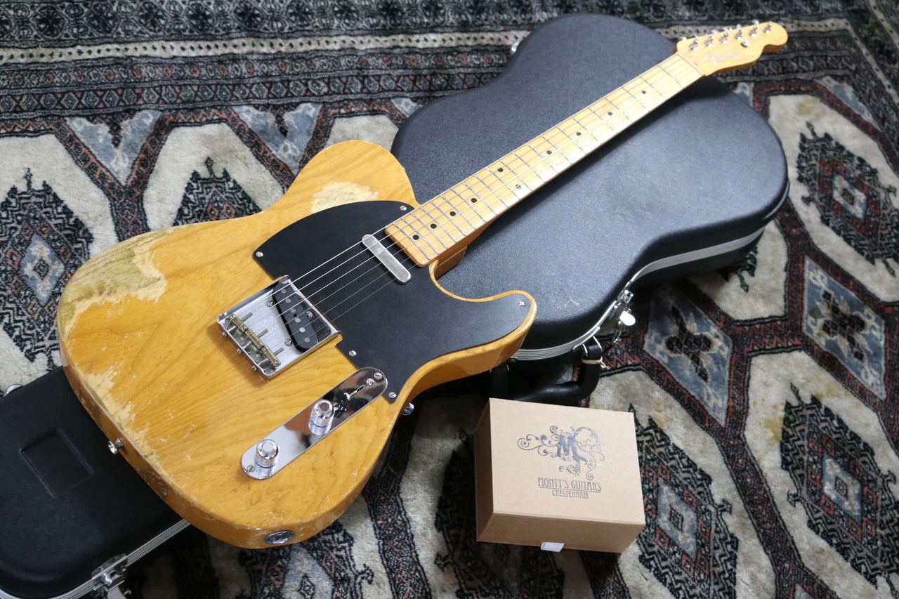 Fender Japan Telecaster TL52-110 Special Relic w/ Monty's Broadcaster '50 Raw Nickel Set