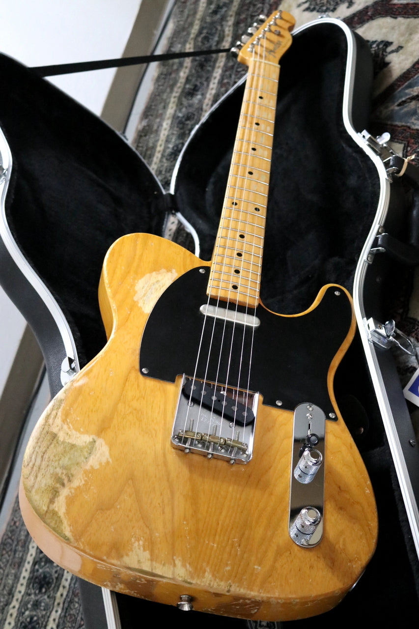 Fender Japan Telecaster TL52-110 Special Relic w/ Monty's Broadcaster '50 Raw Nickel Set