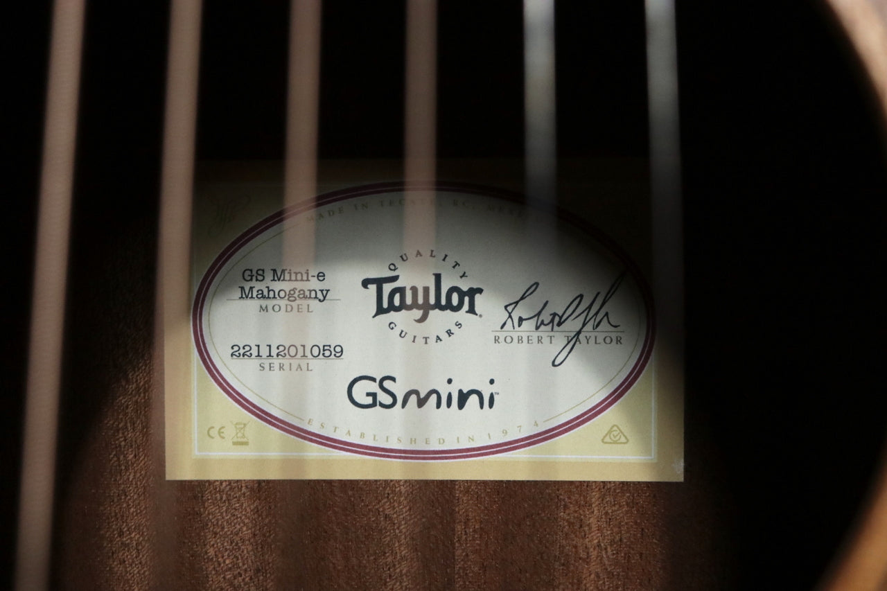 Taylor GS Mini-e Mahogany ES-B 【Taylor公認 リペアマン在籍店】