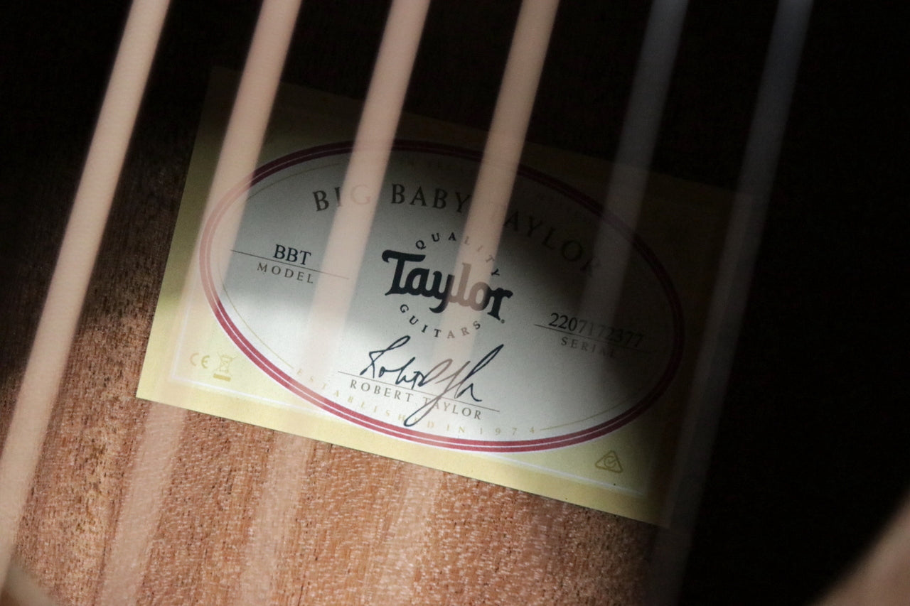 Taylor BBT (Big Baby Taylor) Walnut 【Taylor公認 リペアマン在籍店】