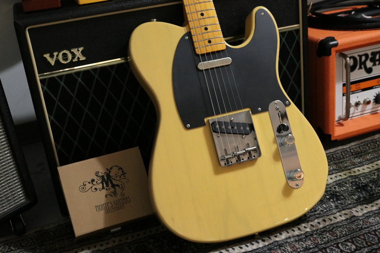 Fender Japan Telecaster w/ Monty's '53 Telecaster Raw Nickel Set