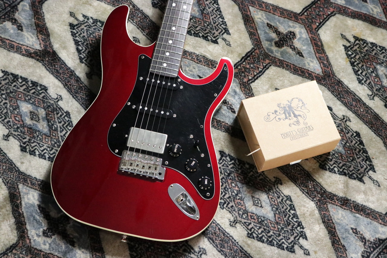 Fender Japan Exclusive Series Aerodyne Stratocaster Medium Scale HSS 2015 w/ Monty's Retrowind Raw Nickel Set