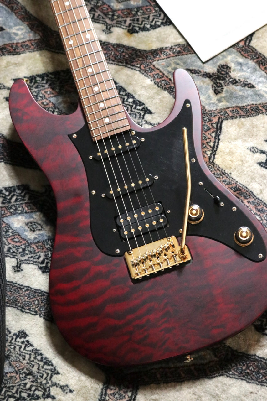 Ibanez SLM10-TRM Transparent Red Matte Scott LePage (Polyphia) Signature Model 2019