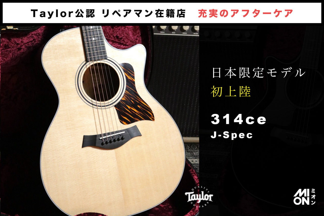 Taylor 314ce J-Spec -日本限定仕様- 【Taylor公認 リペアマン在籍店】