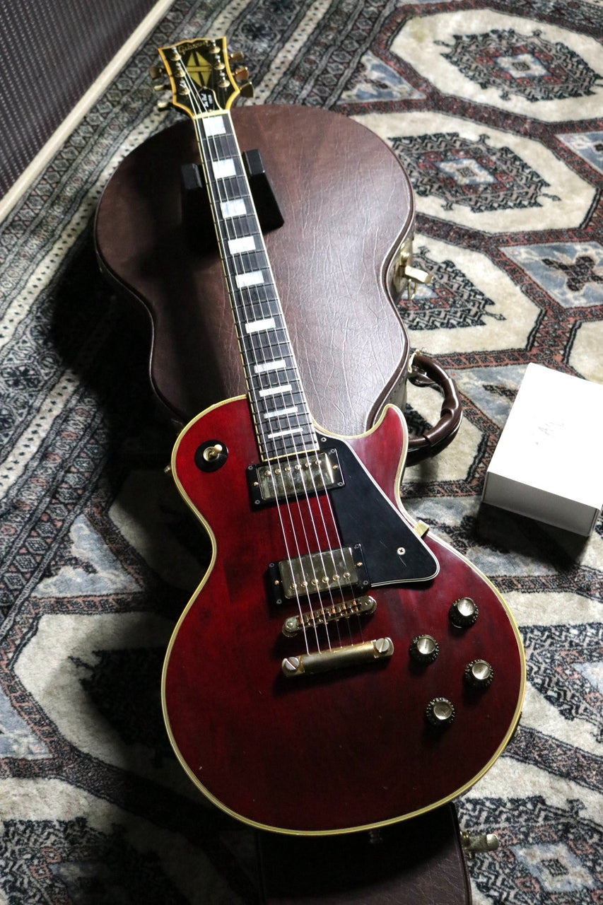 Gibson Les Paul Custom 1976 Wine Red w/ Monty's Fullmonty Gold Pickups