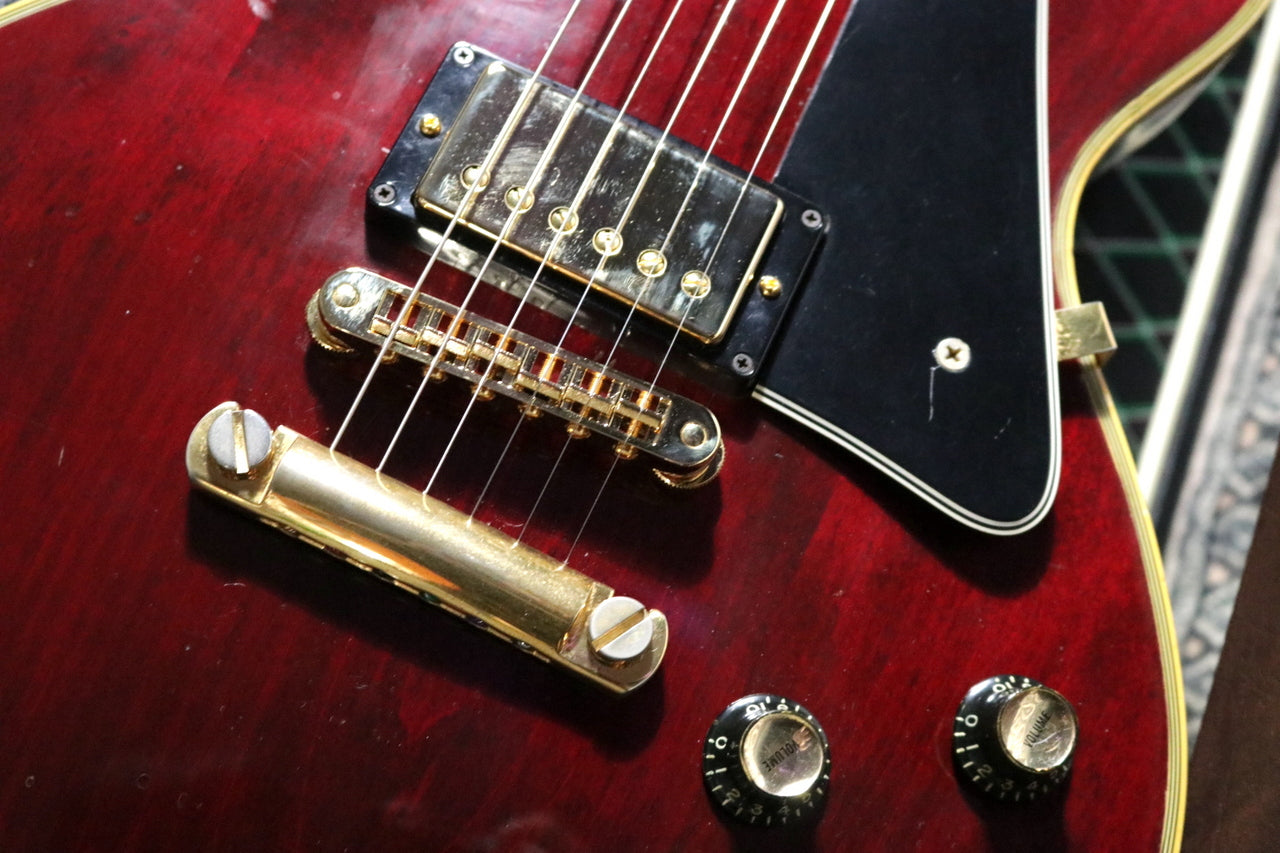 Gibson Les Paul Custom 1976 Wine Red w/ Monty's Fullmonty Gold Pickups