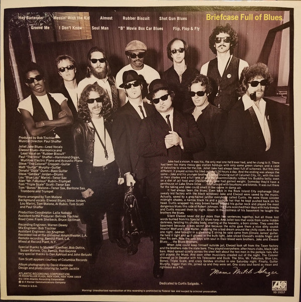 Blues Brothers* - Briefcase Full Of Blues (LP, Album, MO)