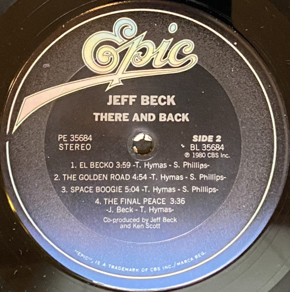 Jeff Beck - There & Back (LP, Album, RE, Car)