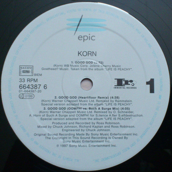 Korn - Good God (12"")