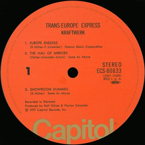 Kraftwerk - Trans-Europe Express (LP, Album)