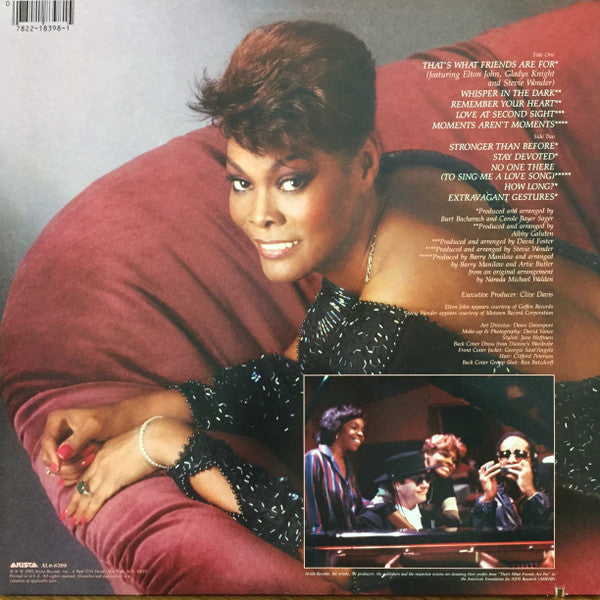 Dionne Warwick - Friends (LP, Album, Ind)