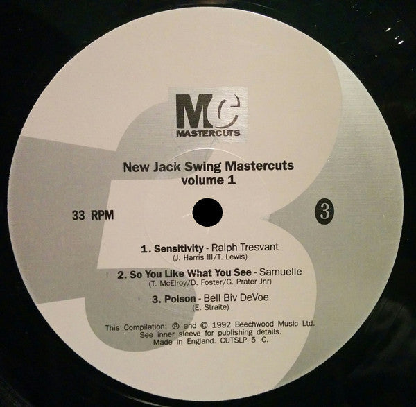 Various - New Jack Swing Mastercuts Volume 1 (2xLP, Comp, Gat)