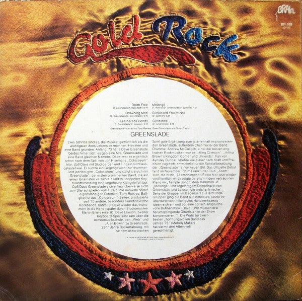 Greenslade - Gold Rock (LP, Album, RP)