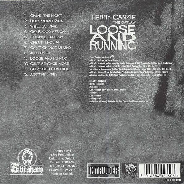 Terry Ganzie - Loose And Running (LP, Album)