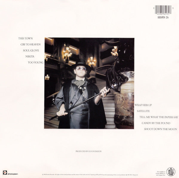 Elton John - Ice On Fire (LP, Album, PRS)