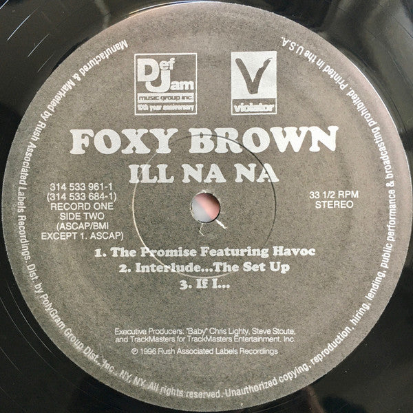 Foxy Brown - Ill Na Na (2xLP, Album)