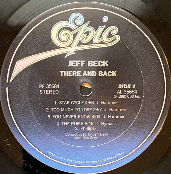 Jeff Beck - There & Back (LP, Album, RE, Car)