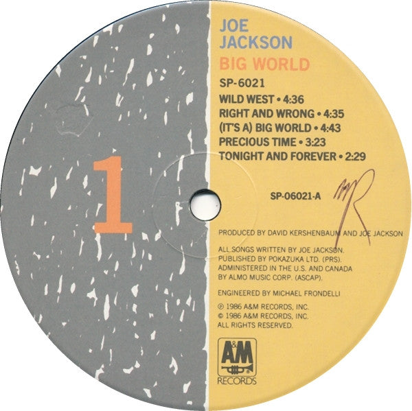 Joe Jackson - Big World (LP + LP, S/Sided + Album, Ind)