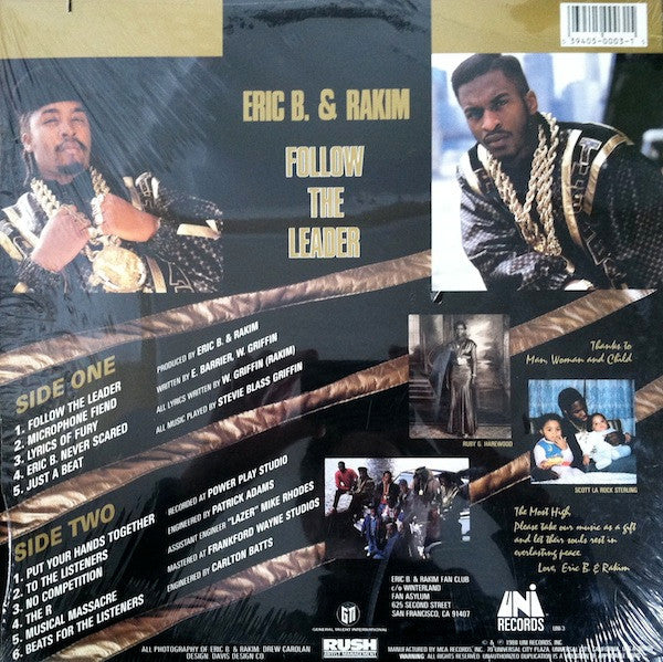 Eric B. & Rakim - Follow The Leader (LP, Album)