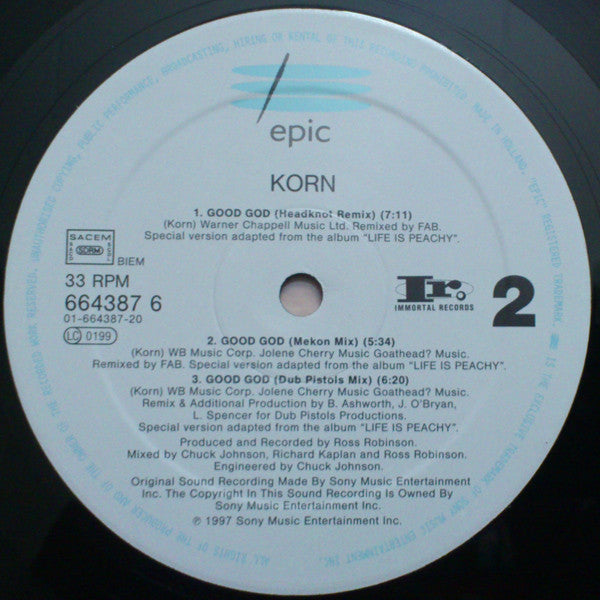 Korn - Good God (12"")