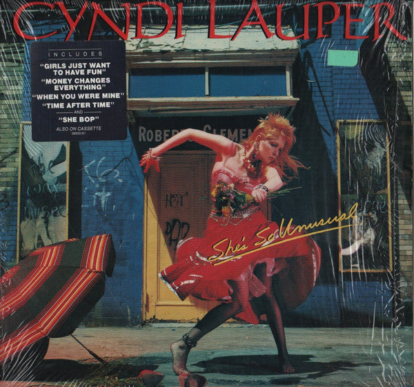 Cyndi Lauper - She's So Unusual (LP, Album, RP)