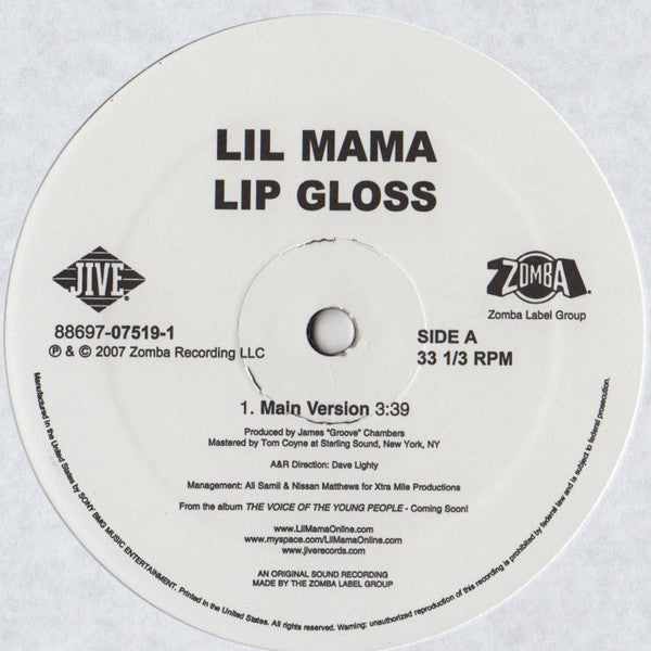 Lil Mama - Lip Gloss (12"")