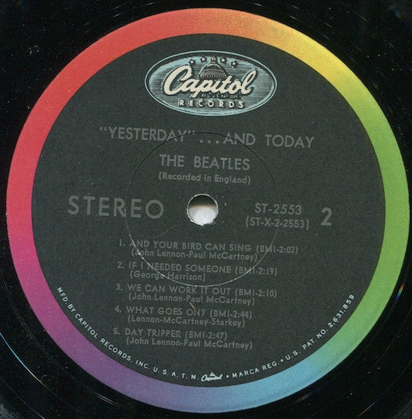 The Beatles - Yesterday And Today (LP, Album, Comp, Tru)