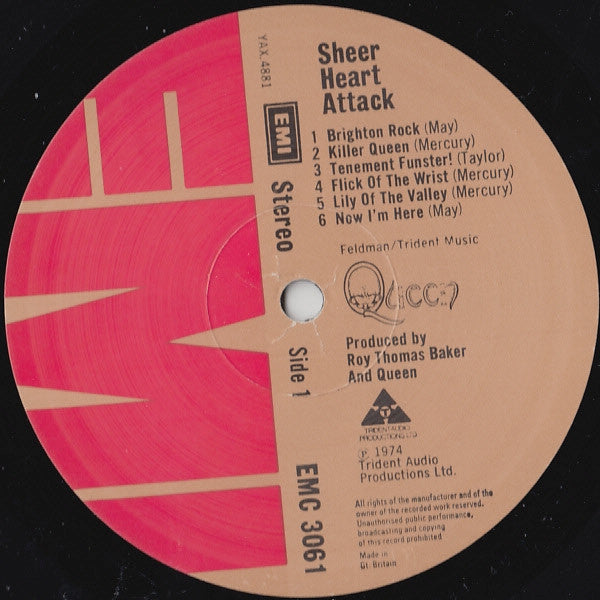 Queen - Sheer Heart Attack (LP, Album)