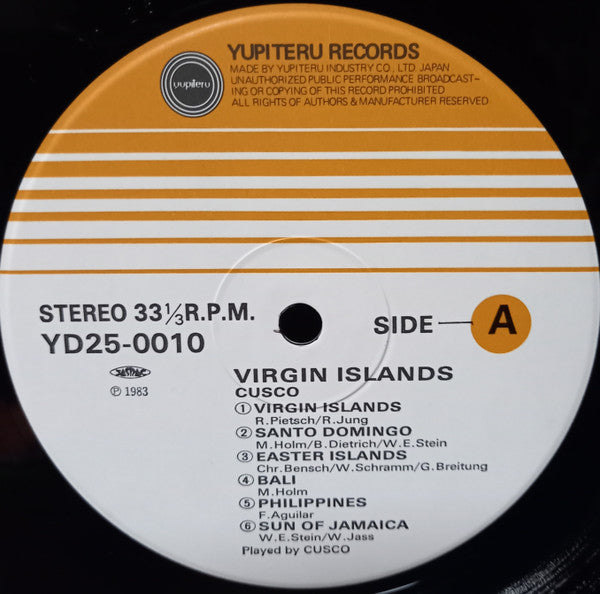 Cusco - Virgin Islands (LP, Album)