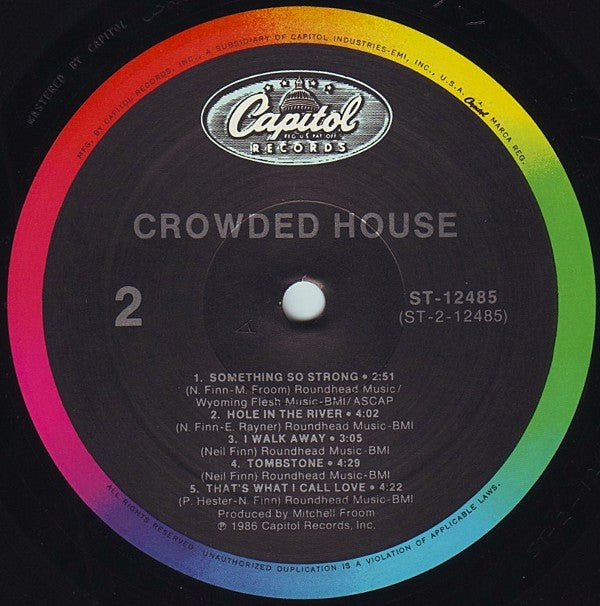 Crowded House - Crowded House (LP, Album, All)