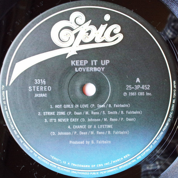 Loverboy - Keep It Up (LP, Album)