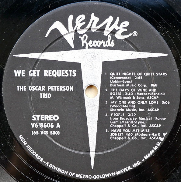 The Oscar Peterson Trio - We Get Requests (LP, Album)