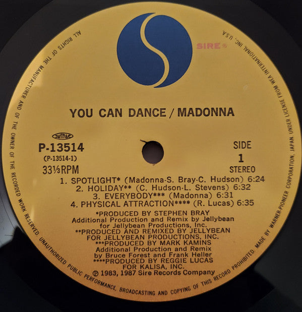 Madonna - You Can Dance (LP, Comp)