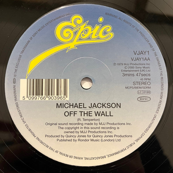 Michael Jackson - Don't Stop 'Til You Get Enough / Off The Wall (12"")