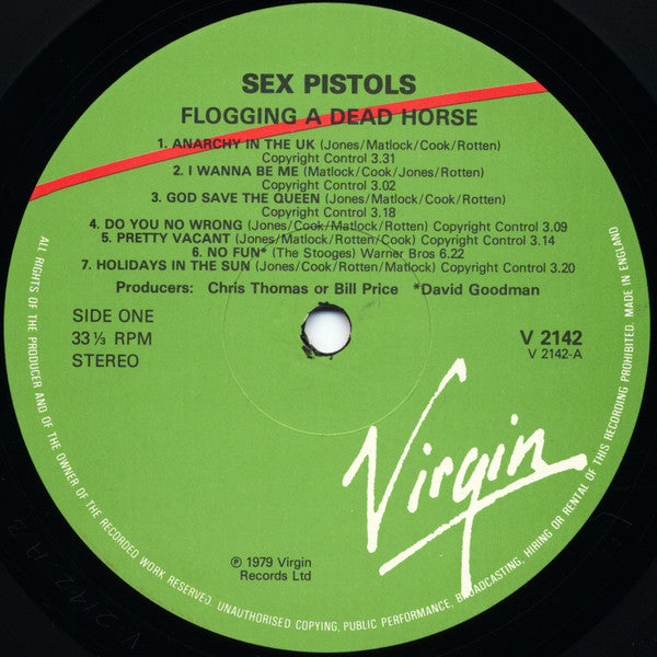 Sex Pistols - Flogging A Dead Horse (LP, Comp)