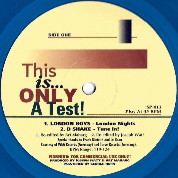 Various - This Is Only A Test! (2x12"", Comp, Promo, Tra)