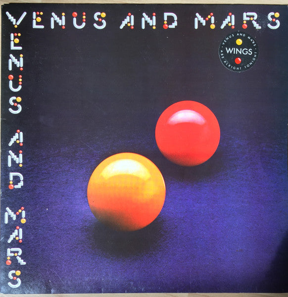 Wings (2) - Venus And Mars (LP, Album, Jac)