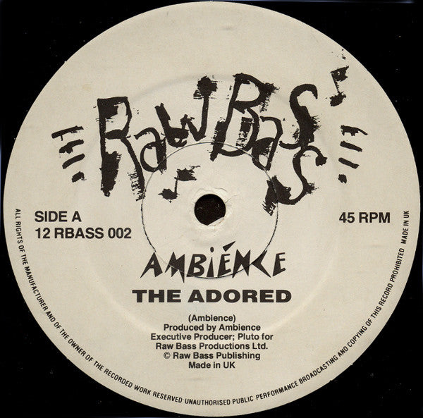 Ambience - The Adored (12"")