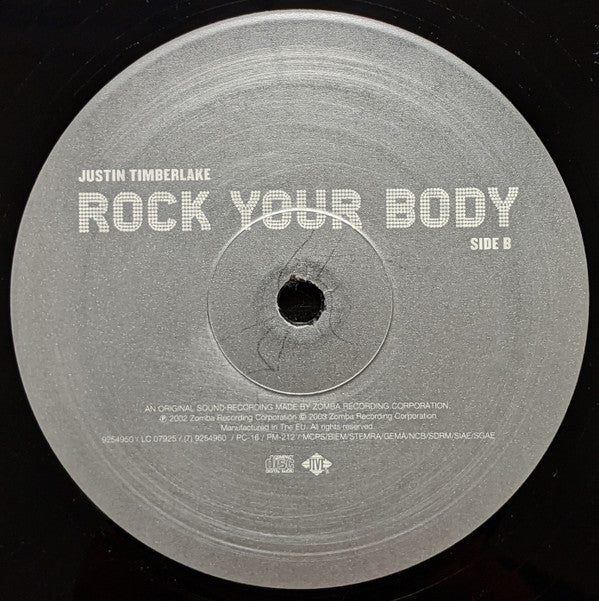 Justin Timberlake - Rock Your Body (12"")