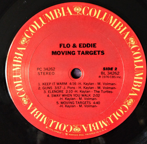 Flo And Eddie* - Moving Targets (LP, Album, San)
