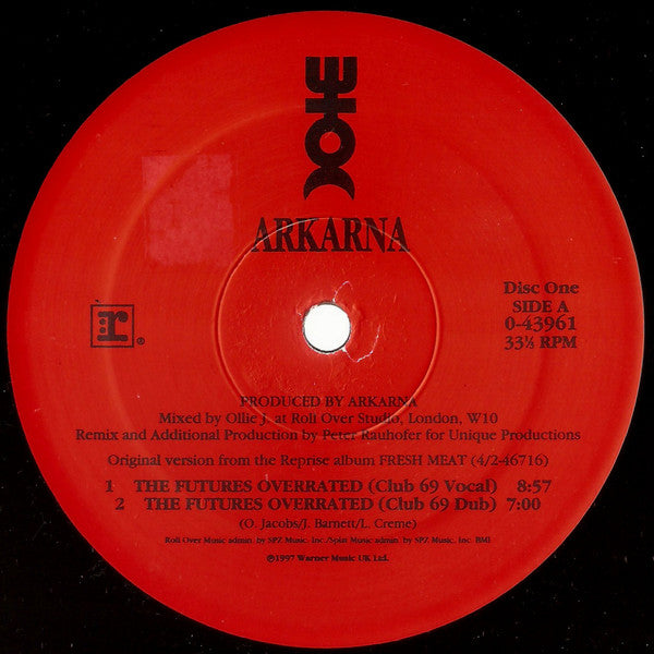 Arkarna - The Futures Overrated (2x12"")