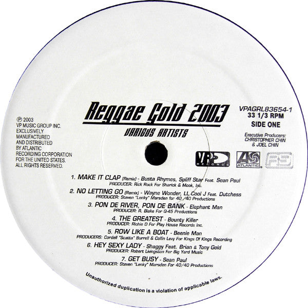 Various - Reggae Gold 2003 (LP, Comp)