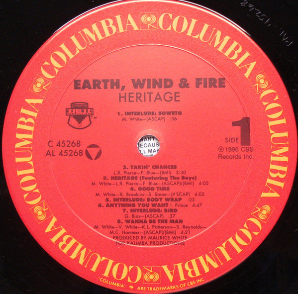 Earth, Wind & Fire - Heritage (LP, Album)