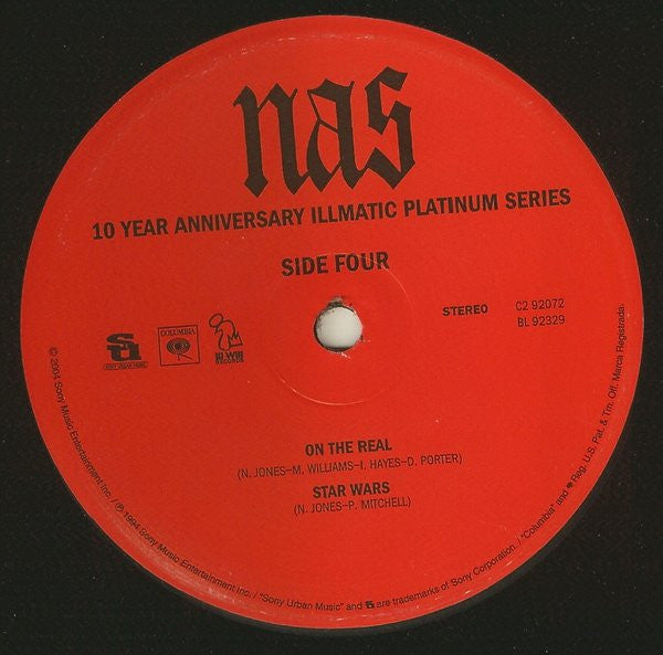 Nas - 10 Year Anniversary Illmatic Platinum Series(2xLP, Album, RE,...