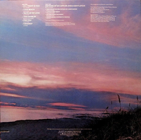 Emerson, Lake & Palmer - Love Beach (LP, Album, PR)