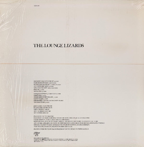 The Lounge Lizards* - The Lounge Lizards (LP, Album)