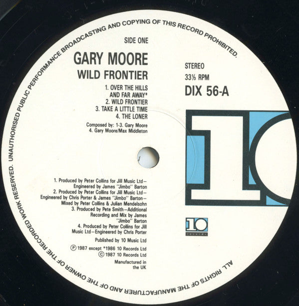 Gary Moore - Wild Frontier (LP, Album)