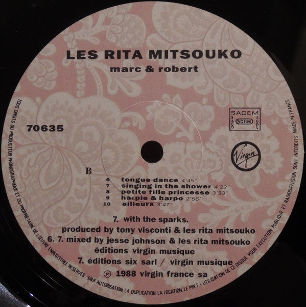 Les Rita Mitsouko - Marc & Robert (LP, Album)